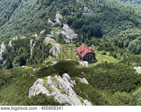 The Josip Schlosser Klekovski Mountain Hut In The Risnjak National Park - Croatia (planinarski Dom J