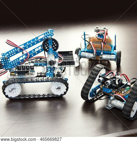 Collection Of Children's Electronic, Hand-assembled Designers From Special Parts