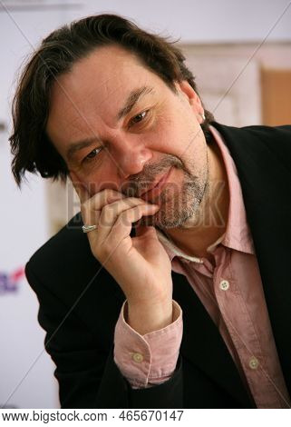 Lutsk, Volyn / Ukraine - April 12 2012: Ukrainian Writer Yurii Andrukhovych. Shallow Depth Of Field.