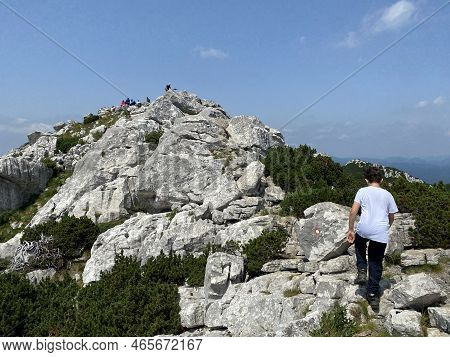 Peak Veliki Risnjak (1,528 M) In Risnjak National Park, Crni Lug - Croatia (vrh Veliki Risnjak (1.52