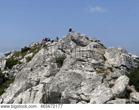 Peak Veliki Risnjak (1,528 M) In Risnjak National Park, Crni Lug - Croatia (vrh Veliki Risnjak (1.52