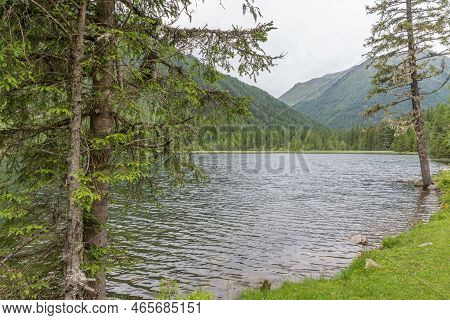 Landscape Nature And Lake Etrachsee In Austria