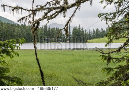 Landscape Nature And Lake Etrachsee In Austria