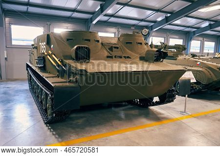 Kubinka, Moscow Region, Russia - November 13, 2022: Czechoslovak Tracked Armored Personnel Carrier O