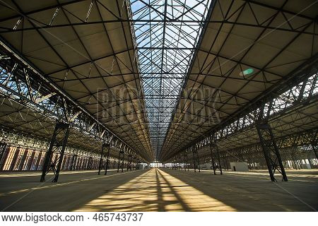 Bucharest, Romania - November 09, 2022: The Newly Renovated Laminor Hall, Historical Monument, Built