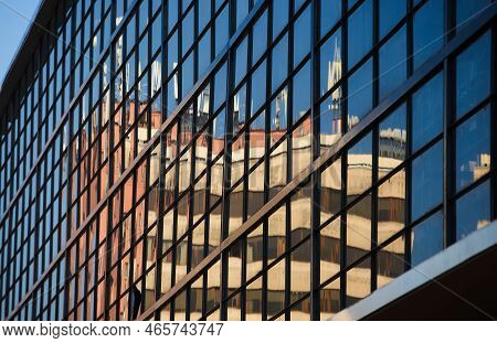 Bucharest, Romania - November 09, 2022: The Newly Renovated Laminor Hall, Historical Monument, Built