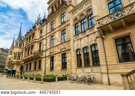 Grand Ducal Palace In Luxembourg A Beautiful Summer Day, Luxembourg