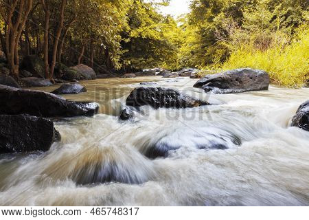 Tat Ton Waterfall In Tat-ton National Park In Chaiyaphum Province, Thailand