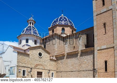 Dome Of The Mediterranean In The Beautiful Altea, Valencian Community, Spain.