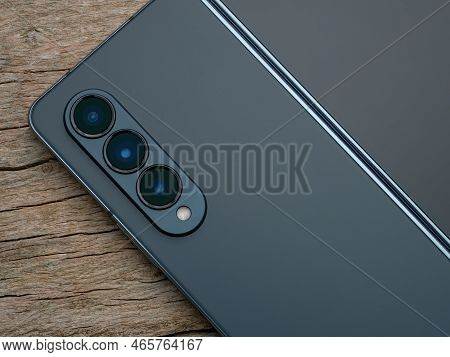 Galati, Romania - November, 17 2022: Samsung Launches Galaxy Z Fold4, The Forth Generation Of A Fold