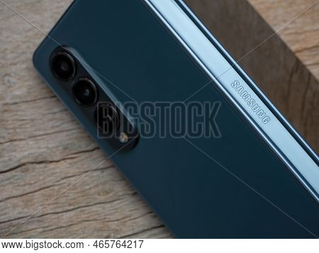 Galati, Romania - November, 17 2022: Samsung Launches Galaxy Z Fold4, The Forth Generation Of A Fold