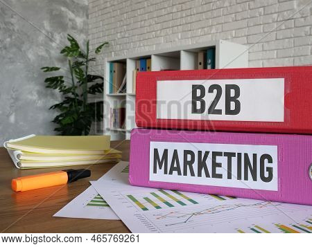 B2b Marketing Is Shown Using A Text