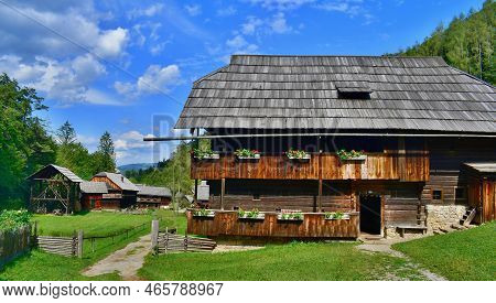 Historic Houses, Austrian Open-air Museum Stübing, Austria
