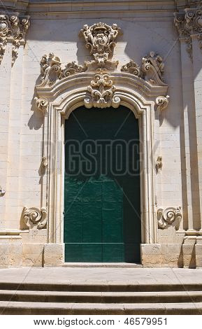 Katedrála Duomo Maglie. Puglia. Itálie.