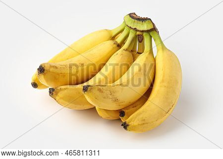 yellow banana, banana isolated on white background