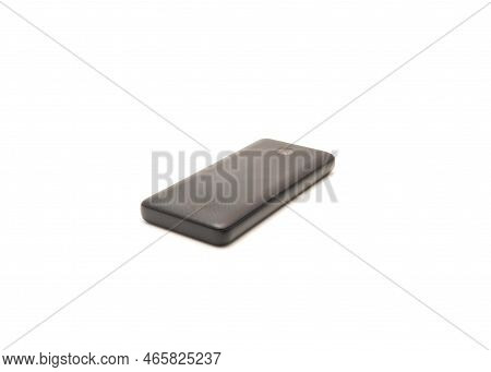 Compact Power Bank Isolated On White Background