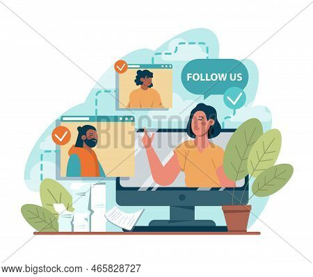 Attraction Of Potential Customers. Marketing Strategy For Business