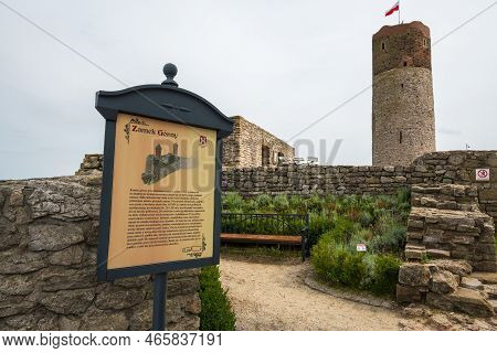 Checiny, Poland - September 14, 2022: Checiny Castle - A Royal Castle From The Turn Of The 13Th And