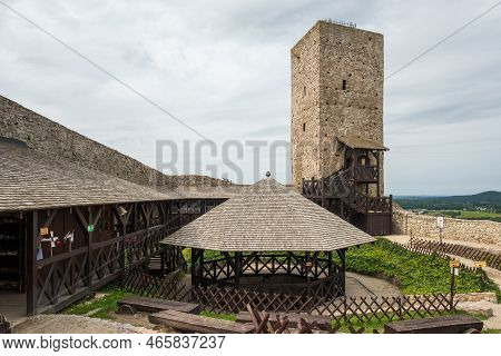 Checiny, Poland - September 14, 2022: Checiny Castle - A Royal Castle From The Turn Of The 13Th And