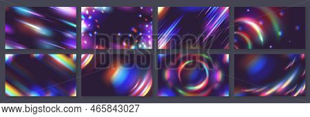 2210.m01.i006.n029.s.c15.2147645853 Prism Light Reflection Backgrounds. Vector Set