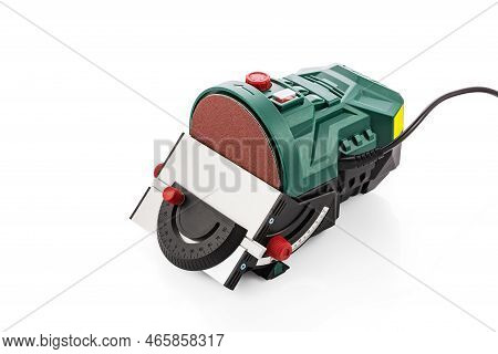 Disk Sander Isolated On A White Background