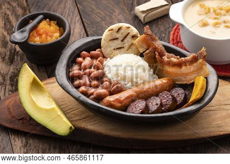 Bandeja Paisa, Typical Colombian Main Dish - Gastronomy Of Antioquia