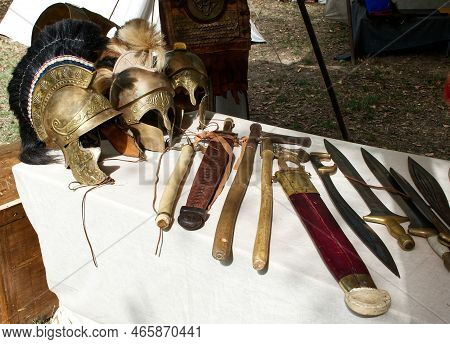 Modena - Italy - November 6, 2020: Mutina Boica 2022. Historical Reenactment Of The Uses And Customs