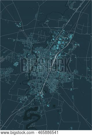 Map Of The City Of Marijampole, Lithuania