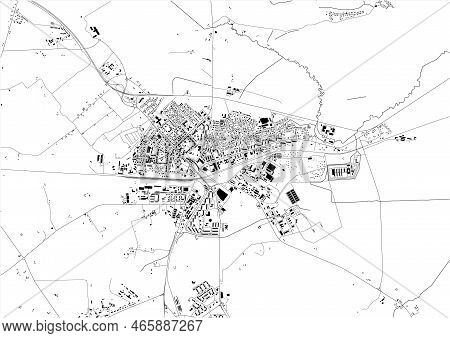 Map Of The City Of Kohtla-jarve, Estonia