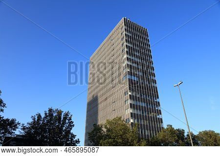 Essen, Germany - September 20, 2020: Postbank Building In Essen, Germany. Deutsche Postbank Is A Lar