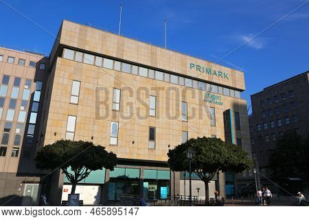 Essen, Germany - September 20, 2020: Primark Fashion Store Street View In Essen, Germany. Primark Is