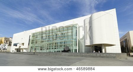 Muzeum MACBA w Barcelonie, Hiszpania.