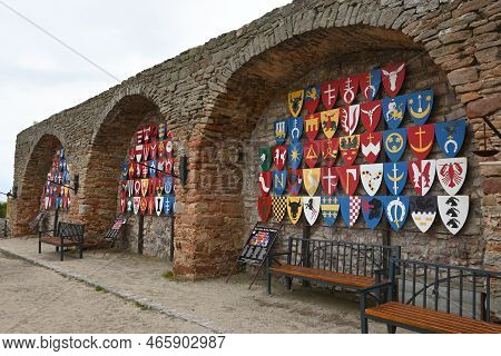Checiny, Poland - September 14, 2022: Checiny Castle - A Royal Castle From The Turn Of The 13Th And