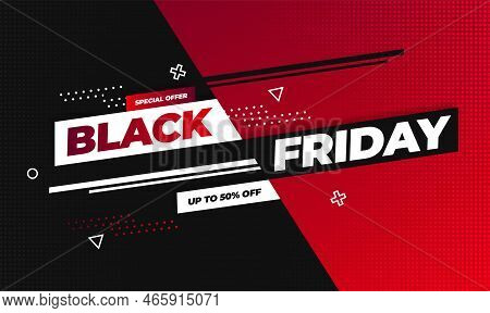 Black Friday Super Sale Banner With Abstract Background Vector Design Illustration