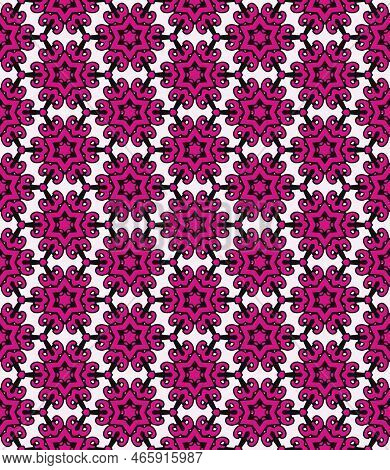 Multi Color Seamless Abstract Pattern. Background And Backdrop. Multi Colored. Colorful Ornamental D