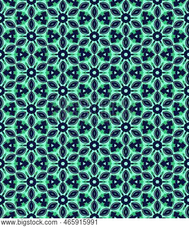 Multi Color Seamless Abstract Pattern. Background And Backdrop. Multi Colored. Colorful Ornamental D