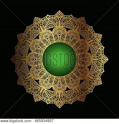 Mandala Art Design In Circle. Simple Mandala Design Floral Mandala Art Beautiful Mandala Artwork