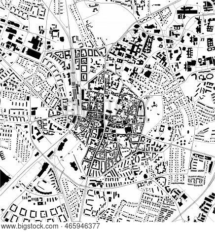 Map Of The City Of Alytus, Lithuania