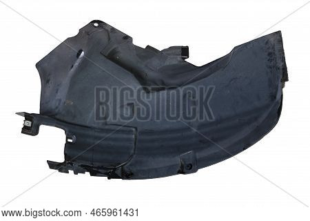 Black Plastic Liner On A White Isolated Background In A Photo Studio For Sale Or Replacement In A Ca