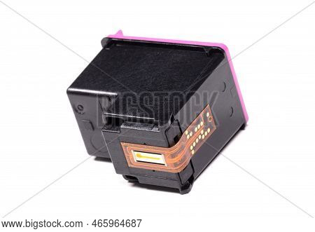 Ink Jet Cartridge, Isolated On White