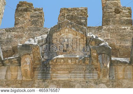 Theatre Of Aspendos Ancient City In Antalya City, Turkiye