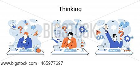Thinking Process Of Functioning Of Consciousness, Which Determines Cognitive Activity Of Person And 