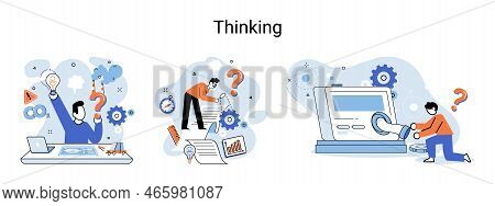 Thinking Process Of Functioning Of Consciousness, Which Determines Cognitive Activity Of Person And 