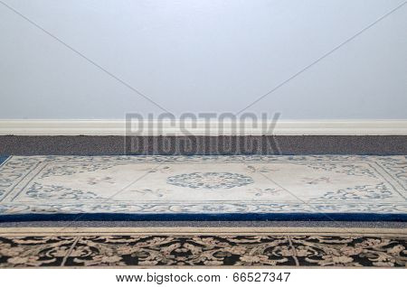 Blank Wall With Carpets