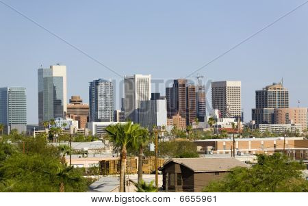 Centrum af byen Phoenix, Az