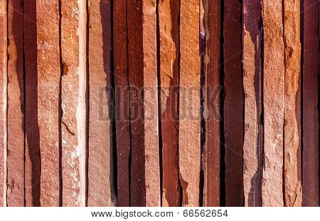 Paving Stones, Rectangular Stones In Red Shades Of Color