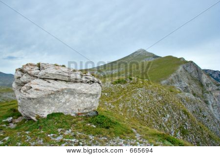 Vrchol hory Solunska Glava