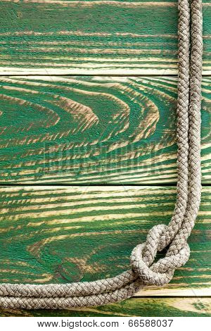 Marine rope knotted