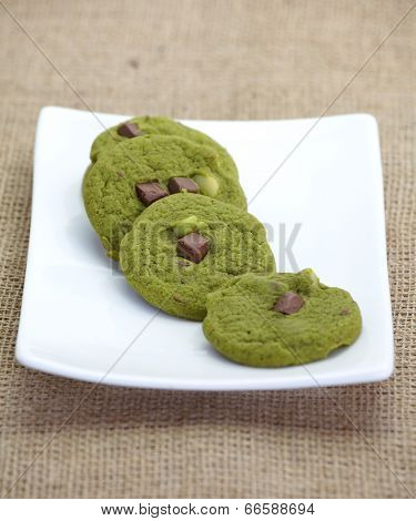 green tea cookie