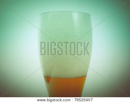Retro Look Weizen Beer